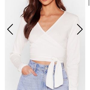NWT ribbed crop top